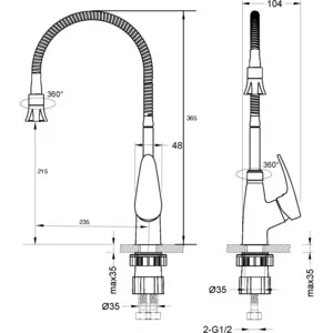 Смеситель для кухни Lemark Linara(LM0413C
