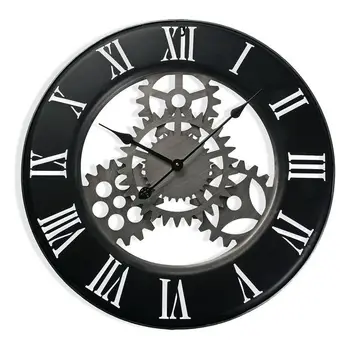 

Wall Clock MDF Wood/Metal (4,5 x 63 x 63 cm)