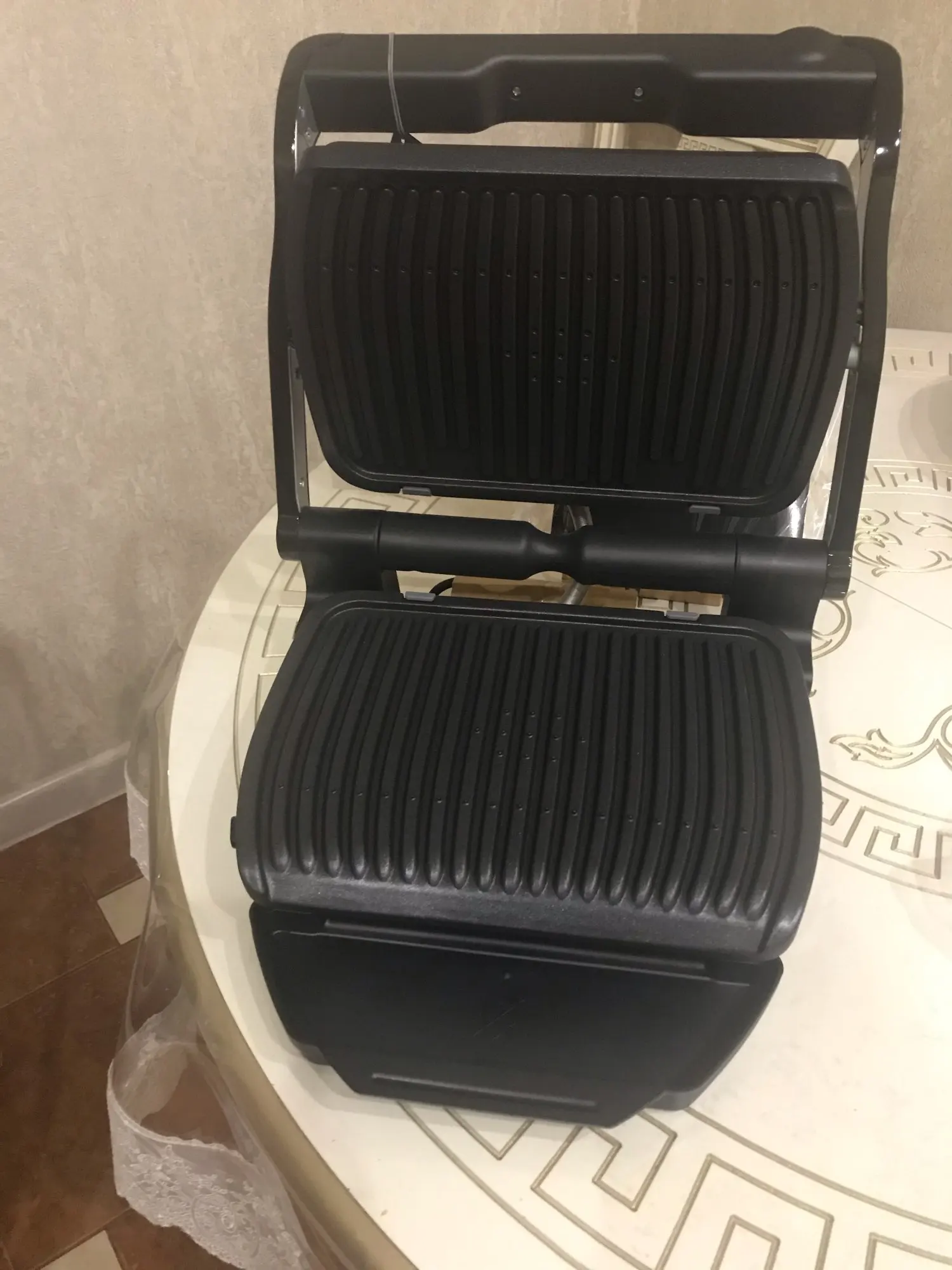 Электрогриль Tefal Optigrill Black Gc712834  – Telegraph