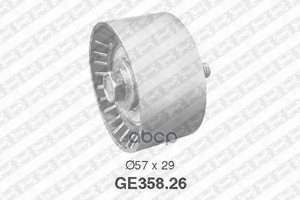 Ge358.26_ролик Обводной Ремня Грм! Fiat Brava/Bravo/Marea 1.8 16v 95 Ntn-Snr Ge35826 NTN-SNR арт. GE35826