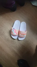 Zapatillas de unicornio arcoíris para niños y niñas, zapatos de playa, pantuflas suaves para interiores