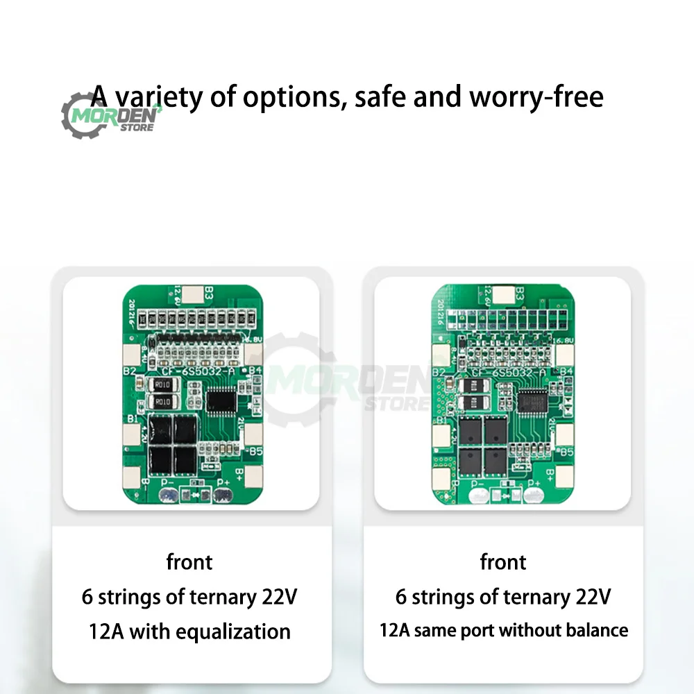 New 6s Integrated 22V12A18650 Lithium Battery Protection Board BMS for Power Tool  Accessories 1pcs ac15v 0 10a dual channel stereo speaker protection finshed board