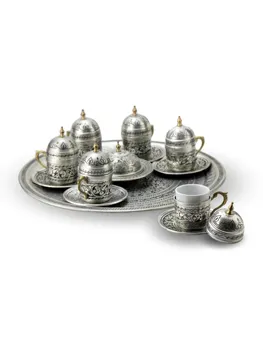 

Ağır İşlemeli Keski 6 lı Osmanlı Bakır Fincan Takımı (414)
