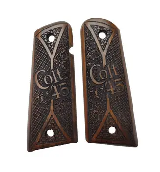 

Colt Edition 1911 Custom Laser Cut Wood Inlay Grips Mod.02