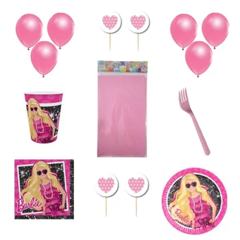 

Barbie Presentation Party Supplies Kit 40 Personality