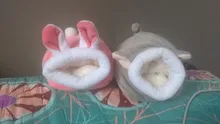 Kitten Bed Nest Hamster Cozy-Mat-House Sleeping-House Small Animals Warm Kennel Plush