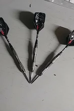 Lote de 3 unids/lote de dardos de acero de 22g, punta de flecha de vuelo, aguja de ala, barril de acero de tungsteno, punta de aguja, dardos