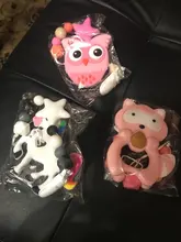 Teething Necklace Molar Silicone Beads Horse-Cookies Owl Koala Joepada Baby Toy Gift