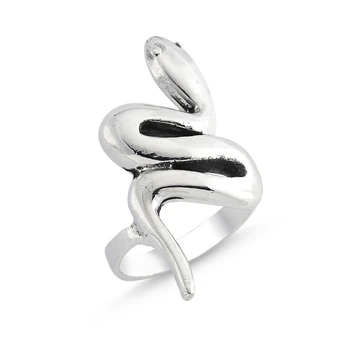 

Silver 925 Sterling Sterling Snake Pattern Ring