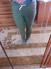 Garemay-pantalones de lino y algodón para mujer, pantalón holgado para mujer, pantalón informal de Color sólido, Harem, Capri de talla grande para mujer
