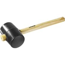 Киянка резиновая черная с деревянной ручкой STAYER 900 г 20505-90