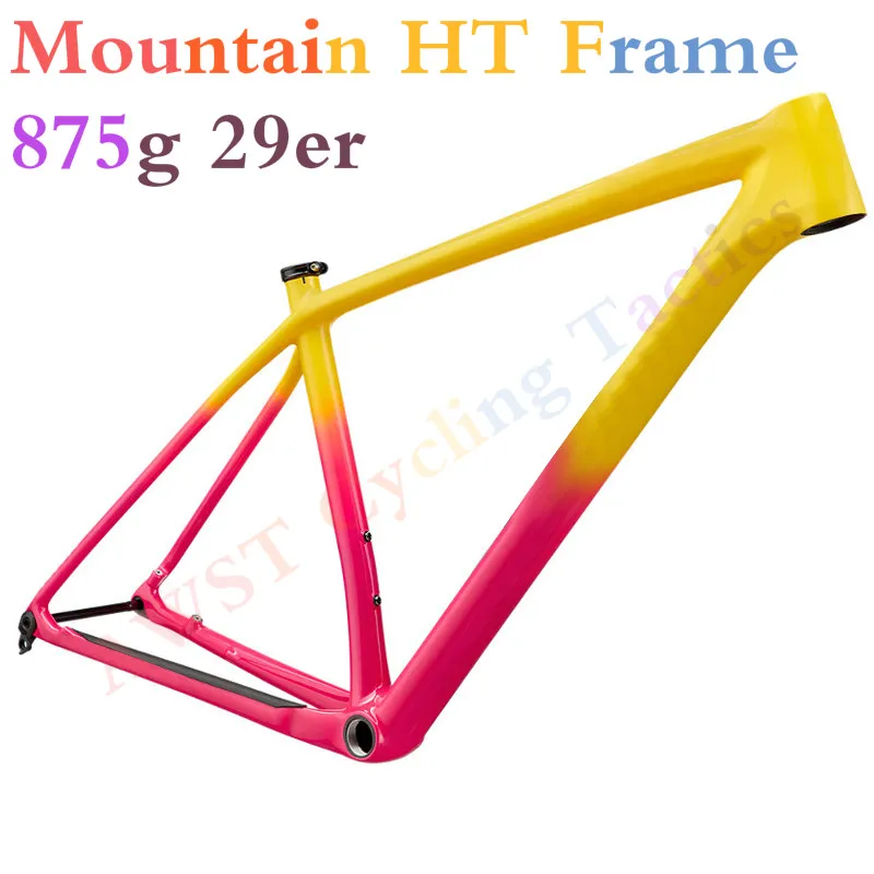 855 г OEM светильник T1000 29ER углеродное волокно MTB велосипедная Рама 29 148 мм * 12