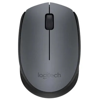 

Wireless Mouse logitech m170 Black/Gray-2.4ghz-nano usb receiver-wireless range 10m-ambidextrous design-1xaa
