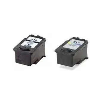 

Compatible Pack 2 x CANON PG-510 / CL-511 Remanufactured