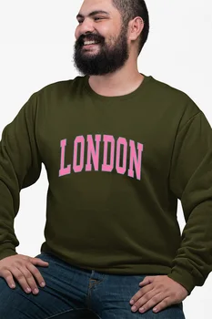 

Angemiel Wear Pink Color London Green Men 'S Sweatshirt