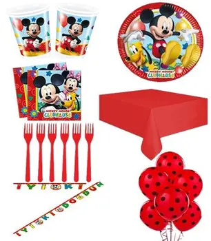 

Mickey Mouse Süper Parti Seti 16 Kişilik