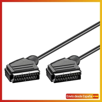

Cable SCART SCART (21-pin) - Cables EUROCONECTORES (several measures, SCART (21-pin), SCART (21-pin), male to male