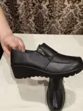 Beyarne-zapatos de tacón alto de piel auténtica para mujer, zapatillas femeninas de tacón alto con cuña, zapatos casuales individuales, temporada primavera Otoño, 2075