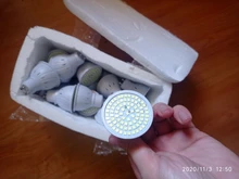 GU10 E27 Led-Lamp Bombillas Led-Spotlight E14 MR16 220V 10pcs/Lot 2835 SMD 240V 48 60-80