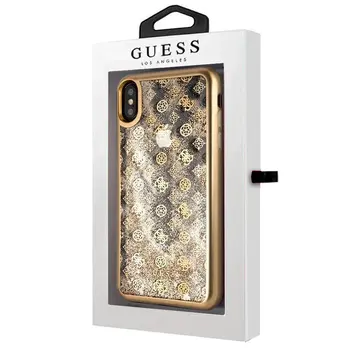 

IPhone case XS Max license Guess gold edge