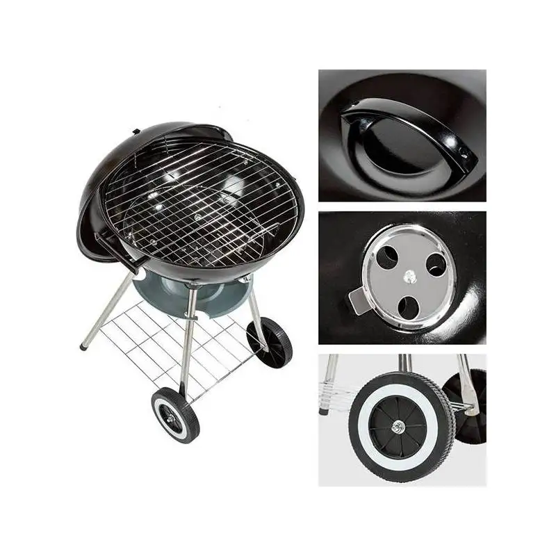 Charcoal BBQ with Wheels and Cover BBQ Classics