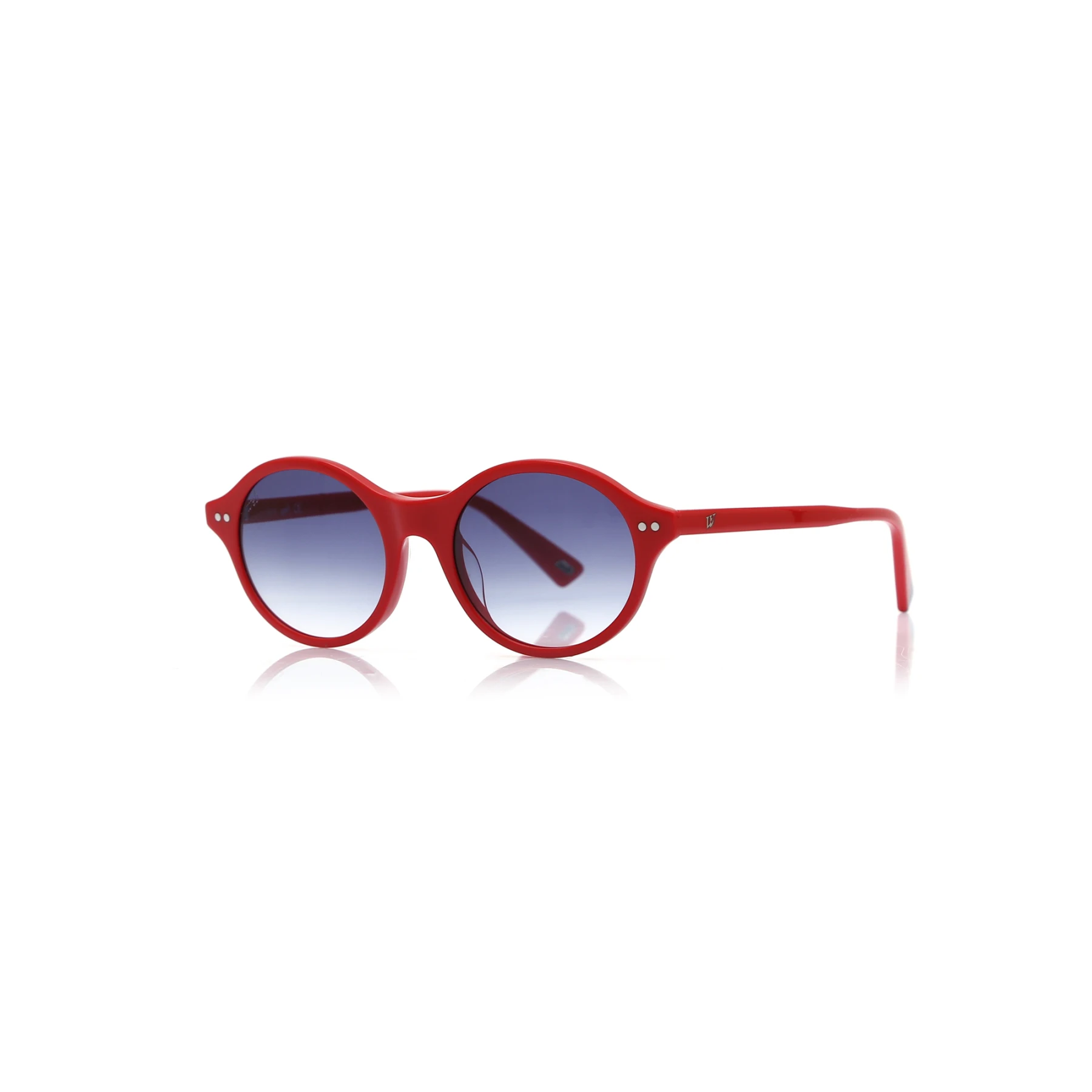 

Women's sunglasses w 0266 66w bone red organic oval aval 51-19-140 web