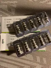 5 unids/caja de ELeaf CE bobina cabeza 0 18ohm/0 3ohm/0.5ohm para iStick Pico 75W iJust2 Melo 3 envío de la gota