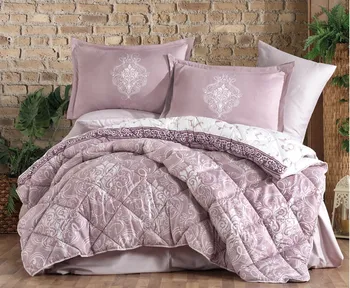 

Double 100% Cotton Satin Fabric Quilt And Duvet Cover Set