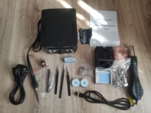 Estación de soldadura de pistola de aire caliente digital ESD, 800W, 2 en 1, 220v, para Estación de reparación SMD, actualización 8586