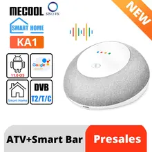 

Mecool Smart Speaker KA1 TV Box With Google Original Voice Assistant 4G+32G Amlogic S905X4 Android 11.0 Dual WiFi 2.4G/5G