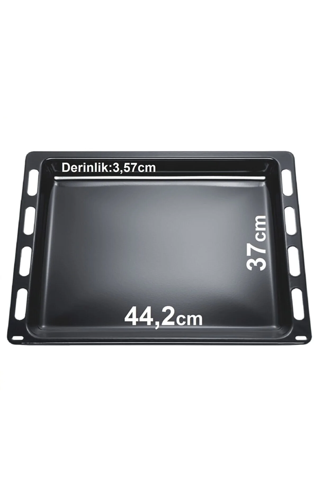 

For Bosch Oven Tray 44.2x37cm Built-in Enamel Shallow Tray Spare Parts Accessory