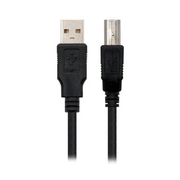 

USB 2.0 A to USB B Cable NANOCABLE 10.01.0102-BK Black (1 M)