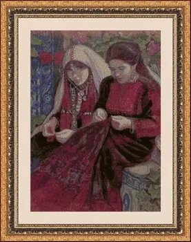 

Cross Stitch Kit PANDATHREAD Novelties 34454