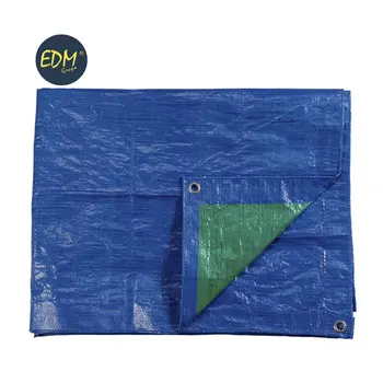 

AWNING 5X8MTS DOUBLE FACED BLUE/GREEN METAL EYELETS DENSITY 90GRS/M2 EDM