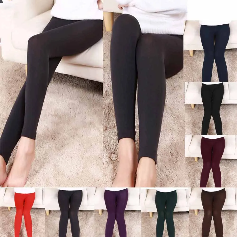 Leggings de cintura alta sin costuras para mujer, mallas deportivas de realce, de Cachemira de peluche, informales, gruesas, elásticas, ajustadas