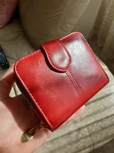 Cartera de cuero con cera de aceite para mujer, monedero de gran capacidad, con cremallera, bolso de mano largo, tarjetero, 2020