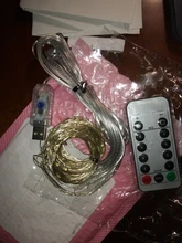 3M String LED Fairy Lights Garland Curtain Lamp USB Remote Control New Year Christmas