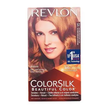 

Dye No Ammonia Colorsilk Revlon Very light golden chestnut