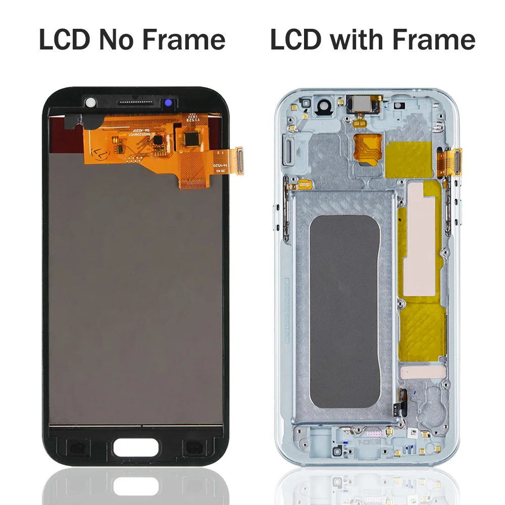 A5 lcd для samsung Galaxy A520 Lcd A520 A520F дисплей сенсорный экран дигитайзер с рамкой сборка Замена