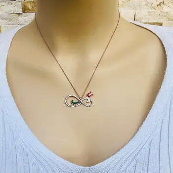 

925 Silver Endless Tulip Necklace