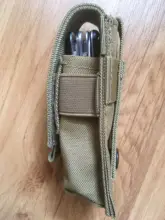 Funda táctica para linterna de M5 Molle, Bolsa Para Una sola pistola, portalámparas, herramienta EDC, herramientas para cazar al aire libre, bolsa de luz