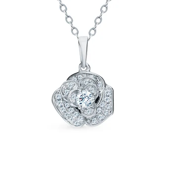 

Gold pendant with diamonds sunlight sample 585