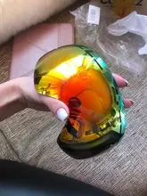 COPOZZ-Gafas de esquí antivaho, lentes de esquí esférico grande, reemplazo de lentes de nieve (solo lentes), UV400, 201