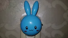 Led-Night-Light Bedside-Lamp Gifts Us-Plug Wall Bedroom Rabbit Cartoon Baby/children