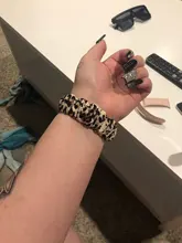 Correa elástica Scrunchie para Apple watch, banda de nailon elástico de 40mm, 44mm, 42mm, 38mm y 42mm, serie iWatch 6, 5, 4, 3 se