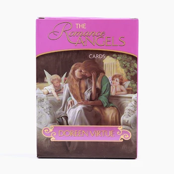 

Tarot Card English Romance Angel Cards 44 Cards Lovers Gift Traditional Card Game With Online Guidebook Board Games