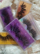 MB-pestañas de visón 25mm, 200/100/50/5 pares, venta al por mayor, 5D, 25 MM, imitación cils, maquillaje espectacular, largo, Pestañas postizas