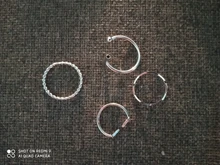 Nueva moda de lujo 4 unids/set estilo coreano anillos Simple Joker de Metal anillo de dedo plateado ajustable para el regalo de las mujeres, anillo de