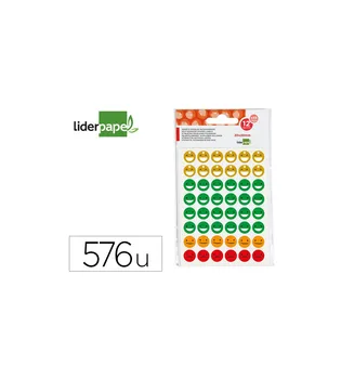 

School GOMETS led paper faces bag 12 sheets 48 faces per sheet assorted colors