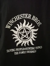 2020 nueva camiseta mujeres Supernatural Winchester Bros Hip Hop mujeres camisetas de 100% de algodón de talla grande de verano streetwear camisetas top